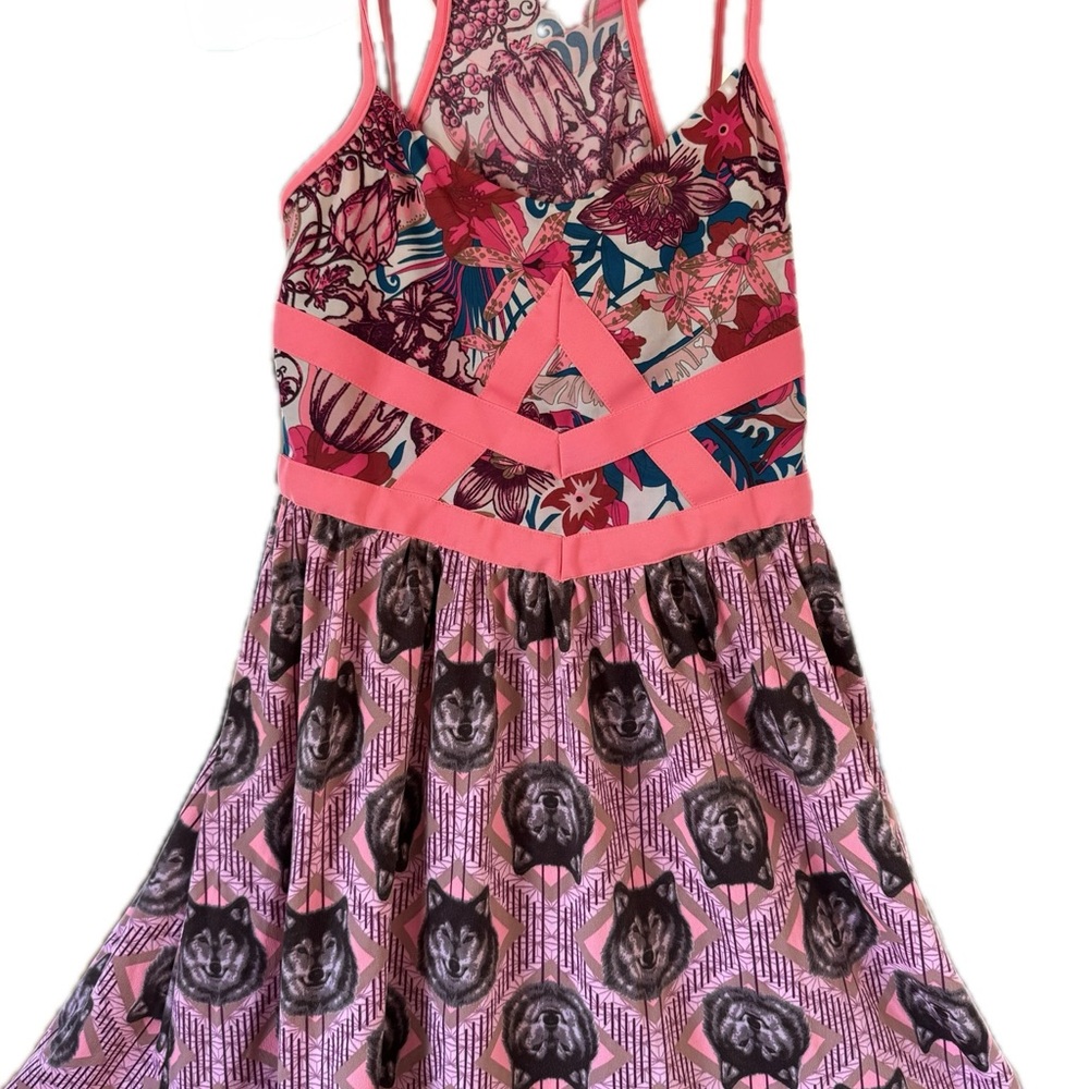 Maaji Floral and Animal Print short dress